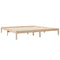 vidaXL Bookcase Bed without Mattress 200x200 cm Solid Wood Pine