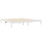 vidaXL Bookcase Bed without Mattress White 200x200 cm Solid Wood Pine