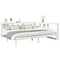 vidaXL Bookcase Bed without Mattress White 180x200 cm Solid Wood Pine