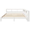 vidaXL Bookcase Bed without Mattress White 180x200 cm Solid Wood Pine