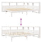 vidaXL Bookcase Bed without Mattress White 180x200 cm Solid Wood Pine