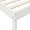 vidaXL Bookcase Bed without Mattress White 180x200 cm Solid Wood Pine