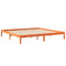 vidaXL Bookcase Bed without Mattress Wax Brown 180x200 cm Solid Wood Pine