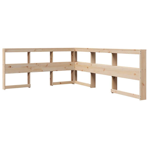 vidaXL Bookcase Bed without Mattress 160x200 cm Solid Wood Pine