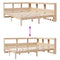 vidaXL Bookcase Bed without Mattress 160x200 cm Solid Wood Pine