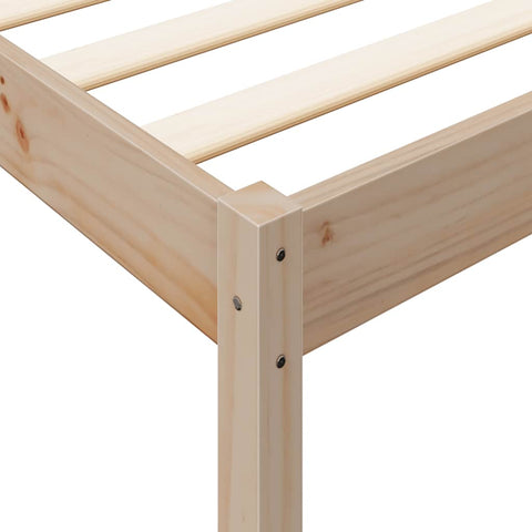 vidaXL Bookcase Bed without Mattress 160x200 cm Solid Wood Pine