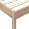 vidaXL Bookcase Bed without Mattress 160x200 cm Solid Wood Pine