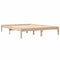 vidaXL Bookcase Bed without Mattress 140x200 cm Solid Wood Pine