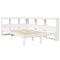 vidaXL Bookcase Bed without Mattress White 120x200 cm Solid Wood Pine