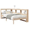 vidaXL Bookcase Bed without Mattress 100x200 cm Solid Wood Pine