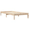 vidaXL Bookcase Bed without Mattress 100x200 cm Solid Wood Pine