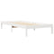 vidaXL Bookcase Bed without Mattress White 100x200 cm Solid Wood Pine