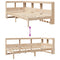 vidaXL Bookcase Bed without Mattress 90x200 cm Solid Wood Pine