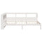vidaXL Bookcase Bed without Mattress White 90x200 cm Solid Wood Pine