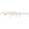vidaXL Bookcase Bed without Mattress White 140x190 cm Solid Wood Pine