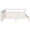 vidaXL Bookcase Bed without Mattress White 140x190 cm Solid Wood Pine