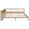 vidaXL Bookcase Bed without Mattress 135x190 cm Solid Wood Pine