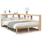 vidaXL Bookcase Bed without Mattress 120x190 cm Solid Wood Pine