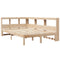 vidaXL Bookcase Bed without Mattress 120x190 cm Solid Wood Pine
