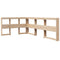 vidaXL Bookcase Bed without Mattress 120x190 cm Solid Wood Pine