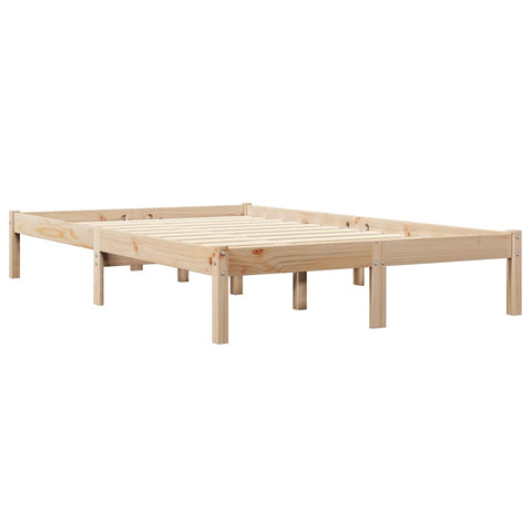 vidaXL Bookcase Bed without Mattress 120x190 cm Solid Wood Pine