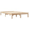 vidaXL Bookcase Bed without Mattress 120x190 cm Solid Wood Pine