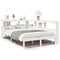vidaXL Bookcase Bed without Mattress White 120x190 cm Solid Wood Pine
