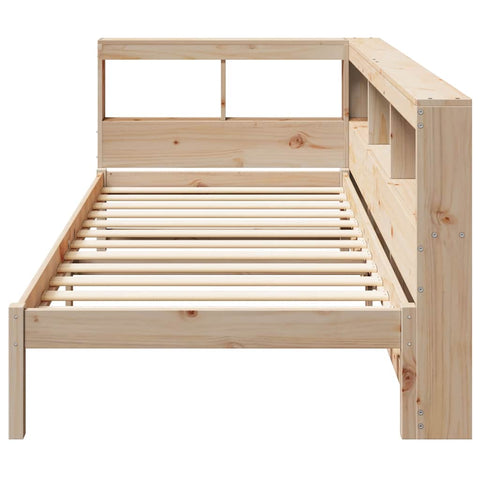 vidaXL Bookcase Bed without Mattress 90x190 cm Solid Wood Pine