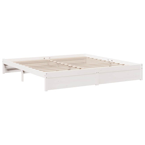 vidaXL Bookcase Bed without Mattress 160x200 cm Solid Wood Pine