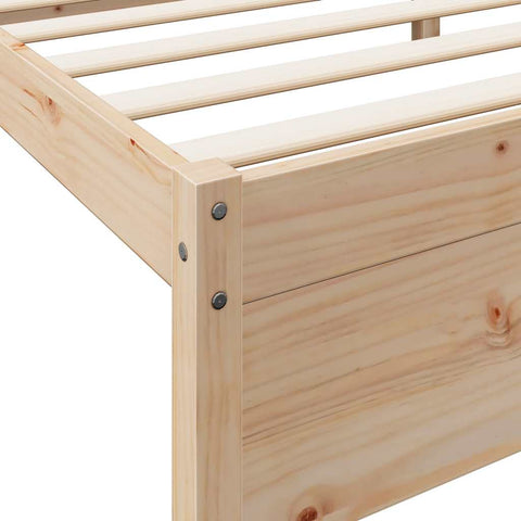 vidaXL Bookcase Bed without Mattress 140x200 cm Solid Wood Pine