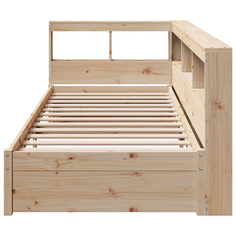 vidaXL Bookcase Bed without Mattress 100x200 cm Solid Wood Pine