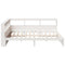 vidaXL Bookcase Bed without Mattress White 140x190 cm Solid Wood Pine