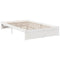vidaXL Bookcase Bed without Mattress White 90x190 cm Solid Wood Pine