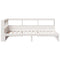 vidaXL Bookcase Bed without Mattress White 75x190 cm Solid Wood Pine