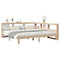 vidaXL Bookcase Bed without Mattress 200x200 cm Solid Wood Pine