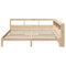 vidaXL Bookcase Bed without Mattress 200x200 cm Solid Wood Pine