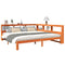 vidaXL Bookcase Bed without Mattress Wax Brown 180x200 cm Solid Wood Pine