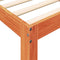 vidaXL Bookcase Bed without Mattress Wax Brown 180x200 cm Solid Wood Pine