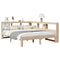 vidaXL Bookcase Bed without Mattress 160x200 cm Solid Wood Pine