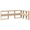 vidaXL Bookcase Bed without Mattress 160x200 cm Solid Wood Pine
