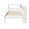 vidaXL Bookcase Bed without Mattress White 100x200 cm Solid Wood Pine