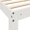 vidaXL Bookcase Bed without Mattress White 100x200 cm Solid Wood Pine