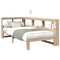 vidaXL Bookcase Bed without Mattress 90x200 cm Solid Wood Pine