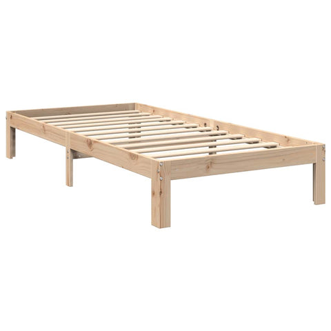 vidaXL Bookcase Bed without Mattress 90x200 cm Solid Wood Pine