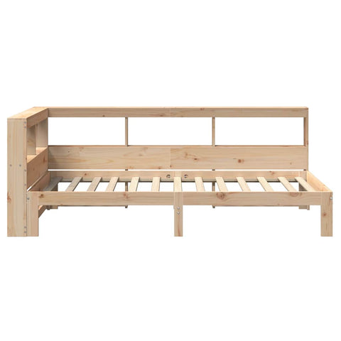 vidaXL Bookcase Bed without Mattress 90x200 cm Solid Wood Pine