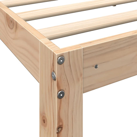 vidaXL Bookcase Bed without Mattress 90x200 cm Solid Wood Pine