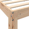 vidaXL Bookcase Bed without Mattress 90x200 cm Solid Wood Pine