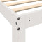 vidaXL Bookcase Bed without Mattress White 90x200 cm Solid Wood Pine