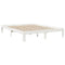 vidaXL Bookcase Bed without Mattress White 140x190 cm Solid Wood Pine