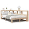 vidaXL Bookcase Bed without Mattress 120x190 cm Small Double Solid Wood Pine